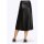 Designer-Lederimitat-Rock, schwarz