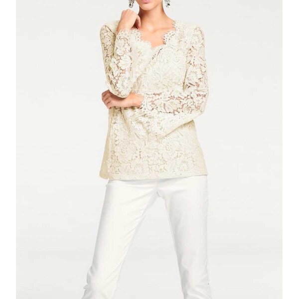 Lace tunic, off-white