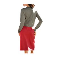 Strickjacke, khaki-gelb