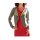 Strickjacke, khaki-gelb