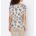 Designer-Druckshirt, weiß-himmelblau
