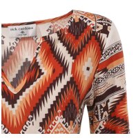 Designer-Druckkleid, bunt