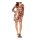 Designer-Druckkleid, bunt