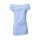 Optimizing carmen neckline shirt, light blue