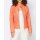 Designer-Lammnappalederjacke, mandarine