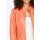 Designer-Lammnappalederjacke, mandarine