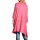 Long cardigan with cashmere, raspberry