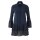 Bluse m. Volants, nachtblau