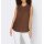 Designer-Seiden-Shirttop, braun