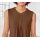 Designer-Seiden-Shirttop, braun