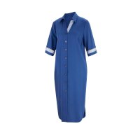 Blusenhemd-Kleid, royalblau