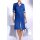 Blusenhemd-Kleid, royalblau