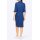 Blusenhemd-Kleid, royalblau