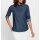 Jeansbluse mit Kellerfalte, blue-stone-washed