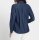 Jeansbluse mit Kellerfalte, blue-stone-washed