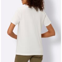 Shirt m. Lochstickerei, ecru