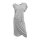 Dress with belt, blended grey