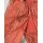 Designe-Druckkleid, papaya-gold