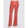 Spodnie lniane typu boot cut, terra