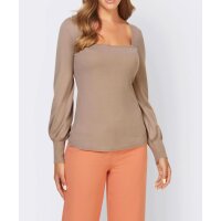 Designerski sweter w kwadraty, sezam