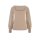 Designerski sweter w kwadraty, sezam