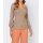 Designerski sweter w kwadraty, sezam