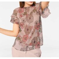 Designer-Druckbluse, bunt