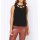 Designer-Cut-Outs-Shirttop, schwarz