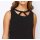 Designer-Cut-Outs-Shirttop, schwarz