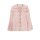Designer-Chiffonbluse, puder-marine