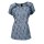 Spitzenbluse, rauchblau