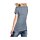Spitzenbluse, rauchblau