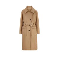 Designer-Trenchcoat, camel