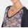 Spitzenshirt, blau-bunt
