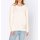 Sweater with glitter stones, ecru-yellow