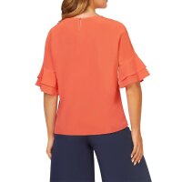 Designer-Seidenbluse, koralle