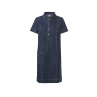 Hemdkragen-Jeanskleid, dark blue