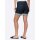Denim shorts with fixated turn-up hem, dark blue