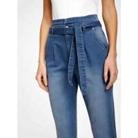 Paperbag jeans, blue-denim
