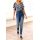 Paperbag jeans, blue-denim