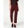 Designer-Jacquardhose, bordeaux