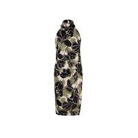 Jersey dress, champage - dark taupe