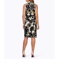 Jersey dress, champage - dark taupe