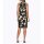 Jersey dress, champage - dark taupe