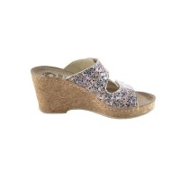 Wedge mule, multicolour