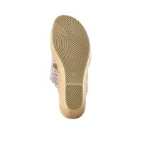 Wedge mule, multicolour