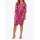 Jersey dress, fuchsia-print