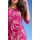 Jersey dress, fuchsia-print