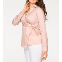 Wrap blouse, rosé
