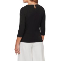 Designer-Shirt m. Zierelement, schwarz
